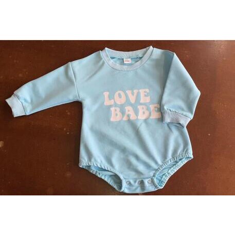 BABE Print Long Sleeve Pullover Bodysuit