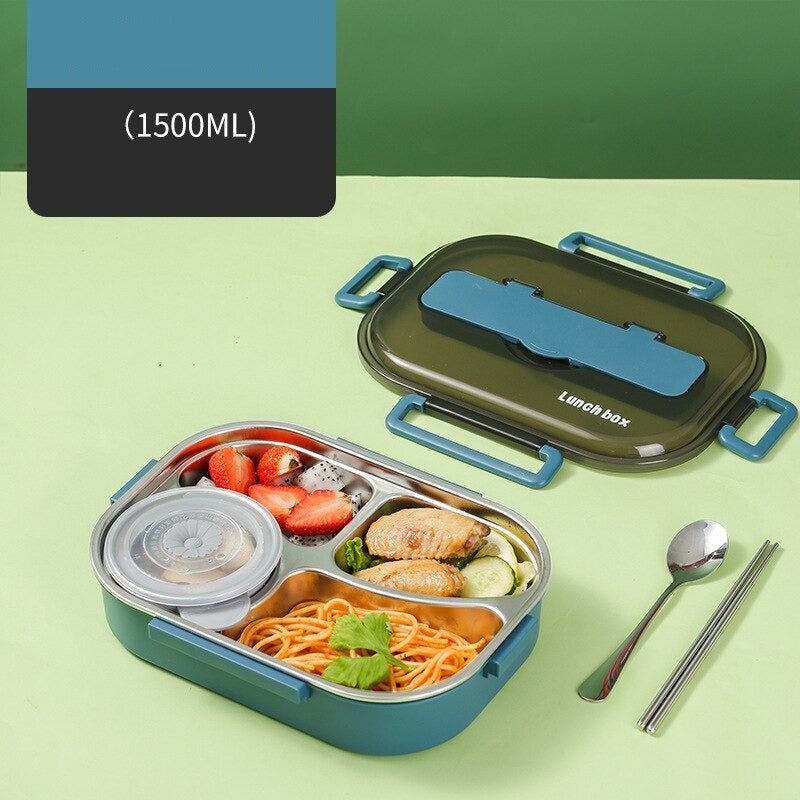Stainless Steel Lunch Box with Compartments Storage Container