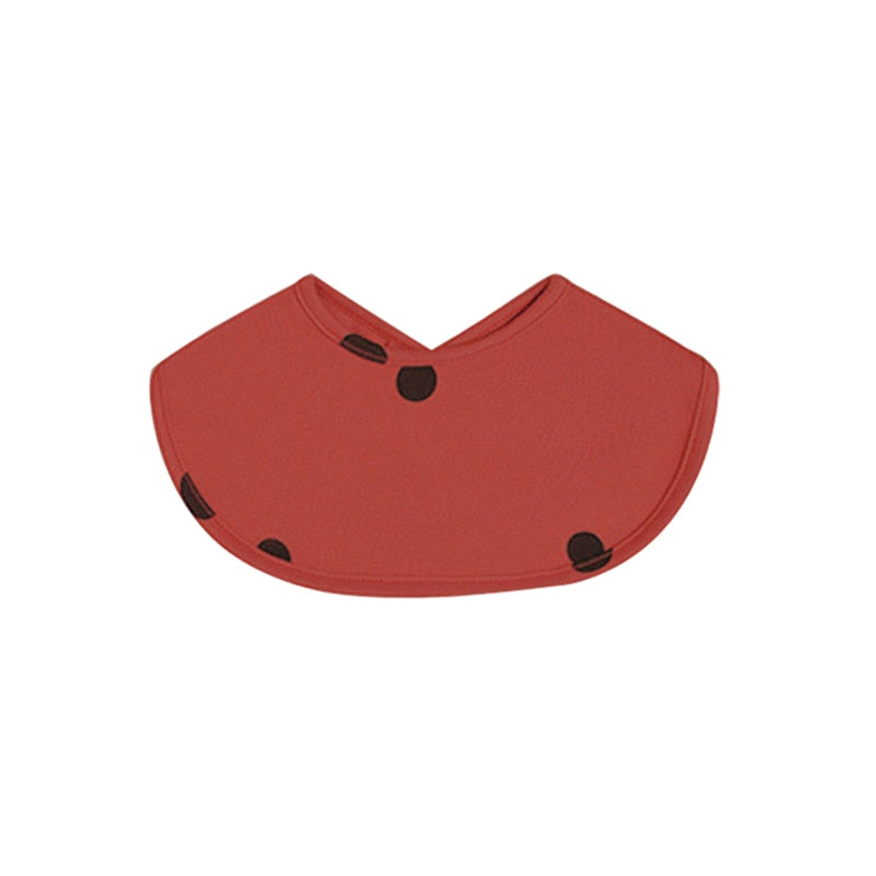 Double Layers Cotton Cute Printed Bibs