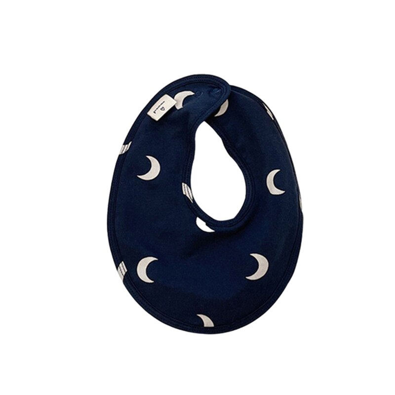 Double Layers Cotton Cute Printed Bibs