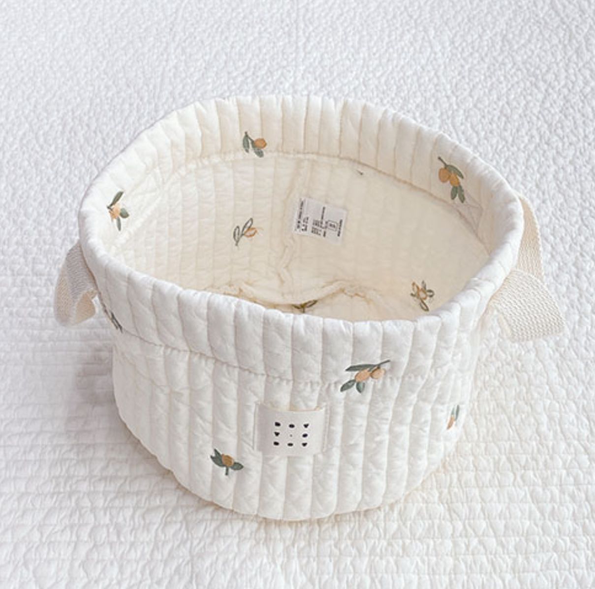 Cute Bear Embroidery Basket