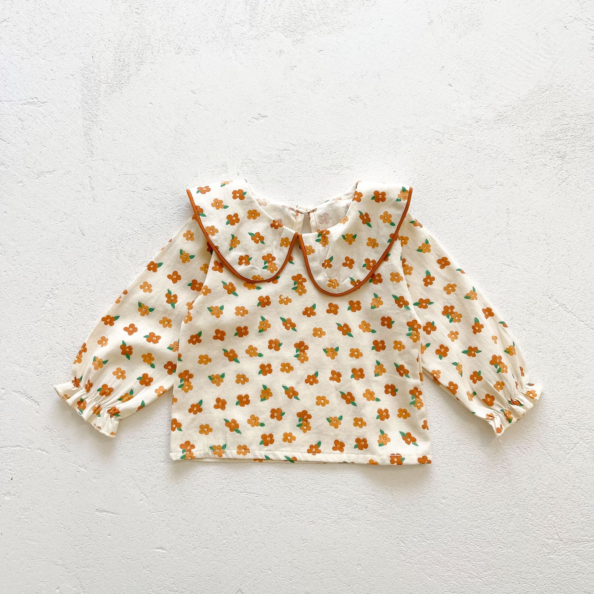 Flower Pattern Top & Jumpsuit Set