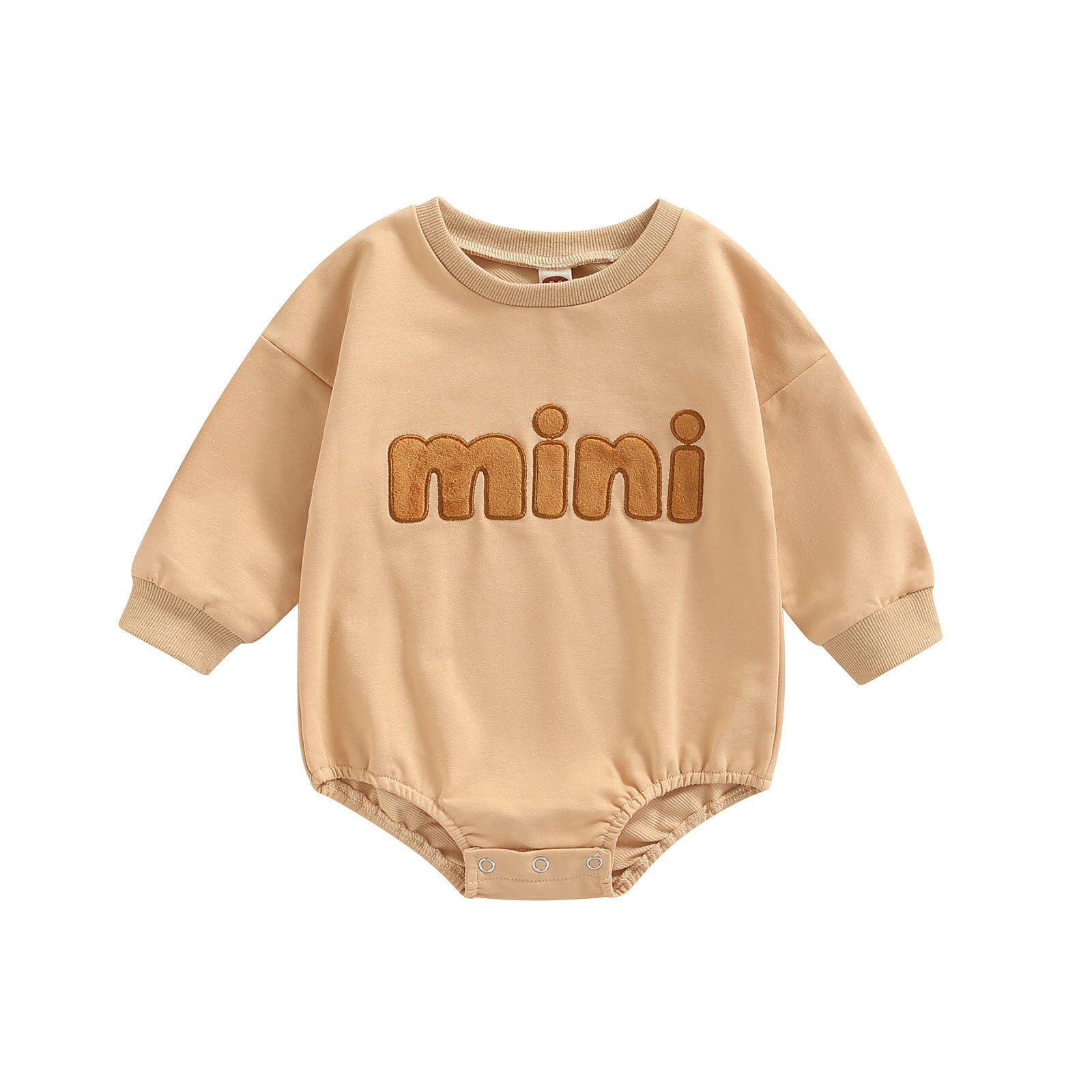 Mini Letter Embroidered Jumpsuit