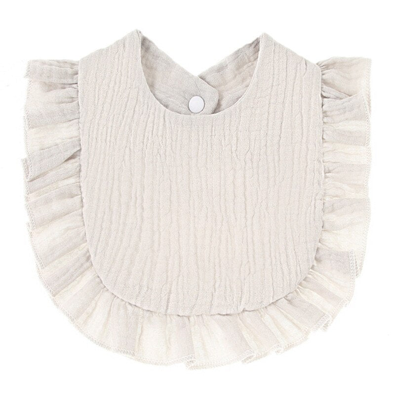 Solid Color/Pattern Ruffle Bib