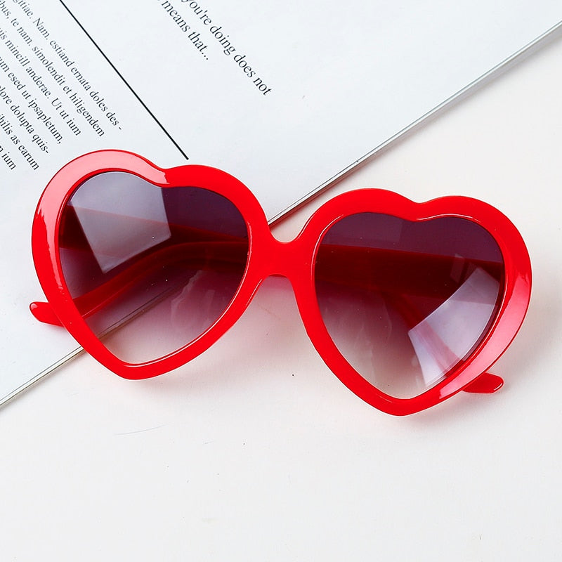 Heart/Apple Shape Sunglasses