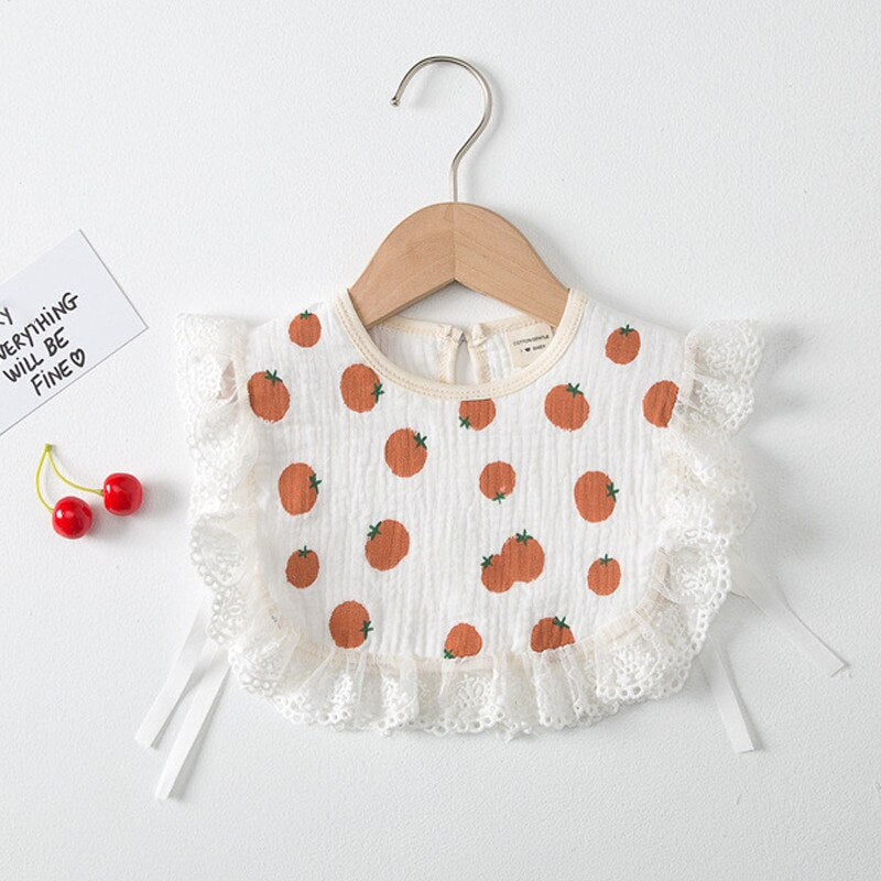 Solid Color/Pattern Ruffle Bib