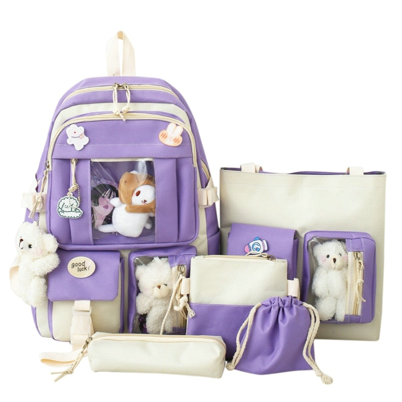 5 In 1 Multifunctional School Bag