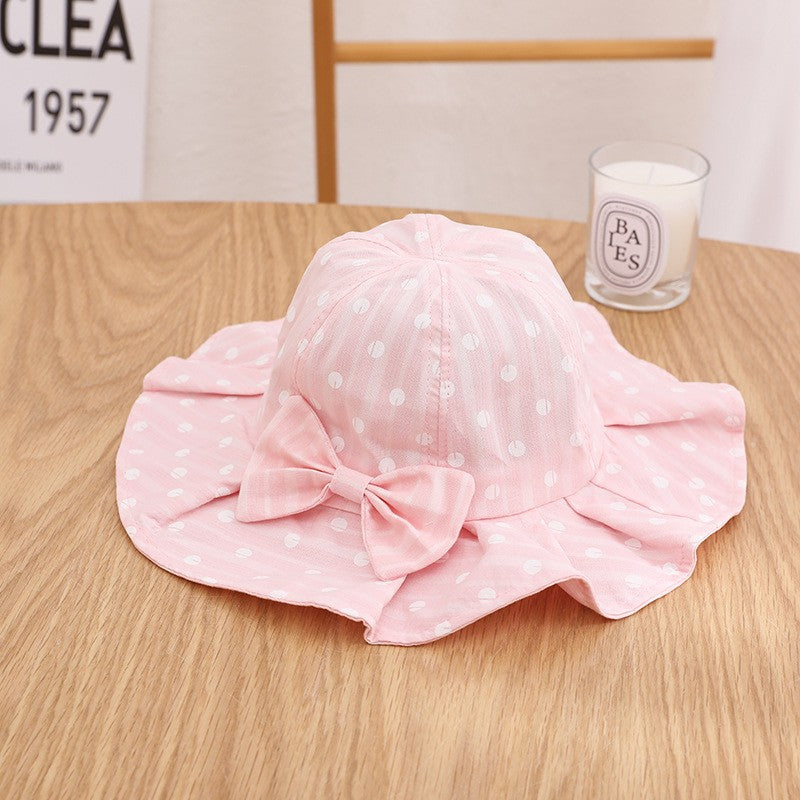 Fruits/Pattern Print Bowknot Bucket Hat