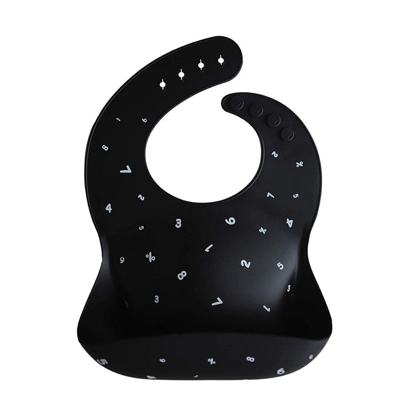 Stylish Cartoon Print Silicone Bib
