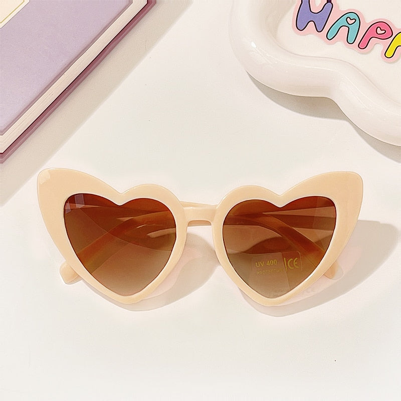 Heart/Apple Shape Sunglasses