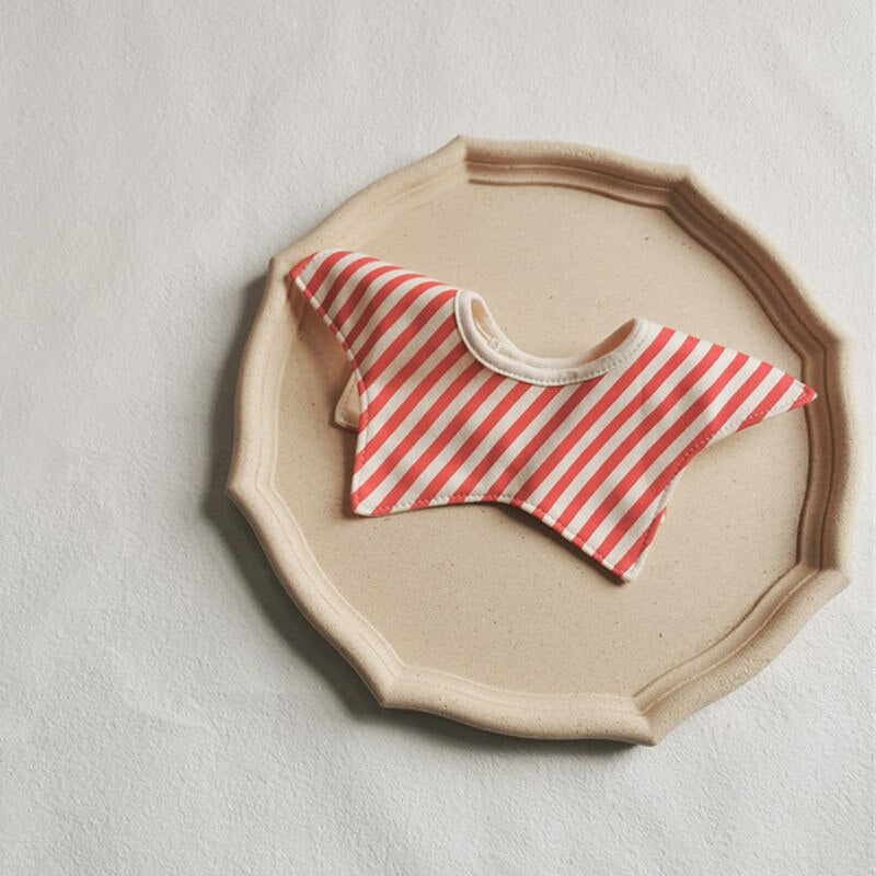 Dot/Stripe Pattern 360 Degree Rotating Bib