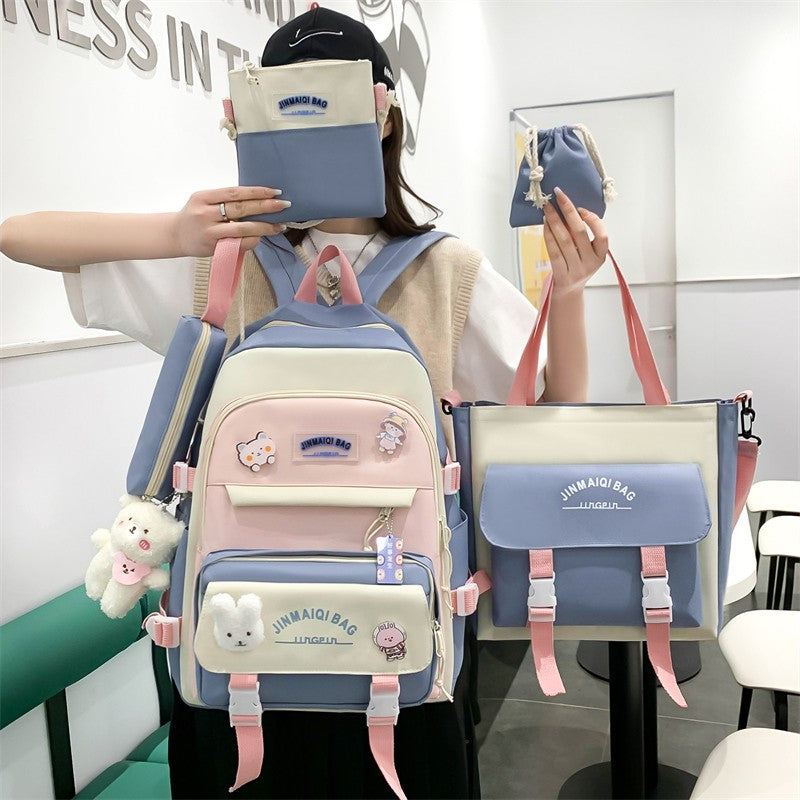 5 In 1 Multifunctional School Bag
