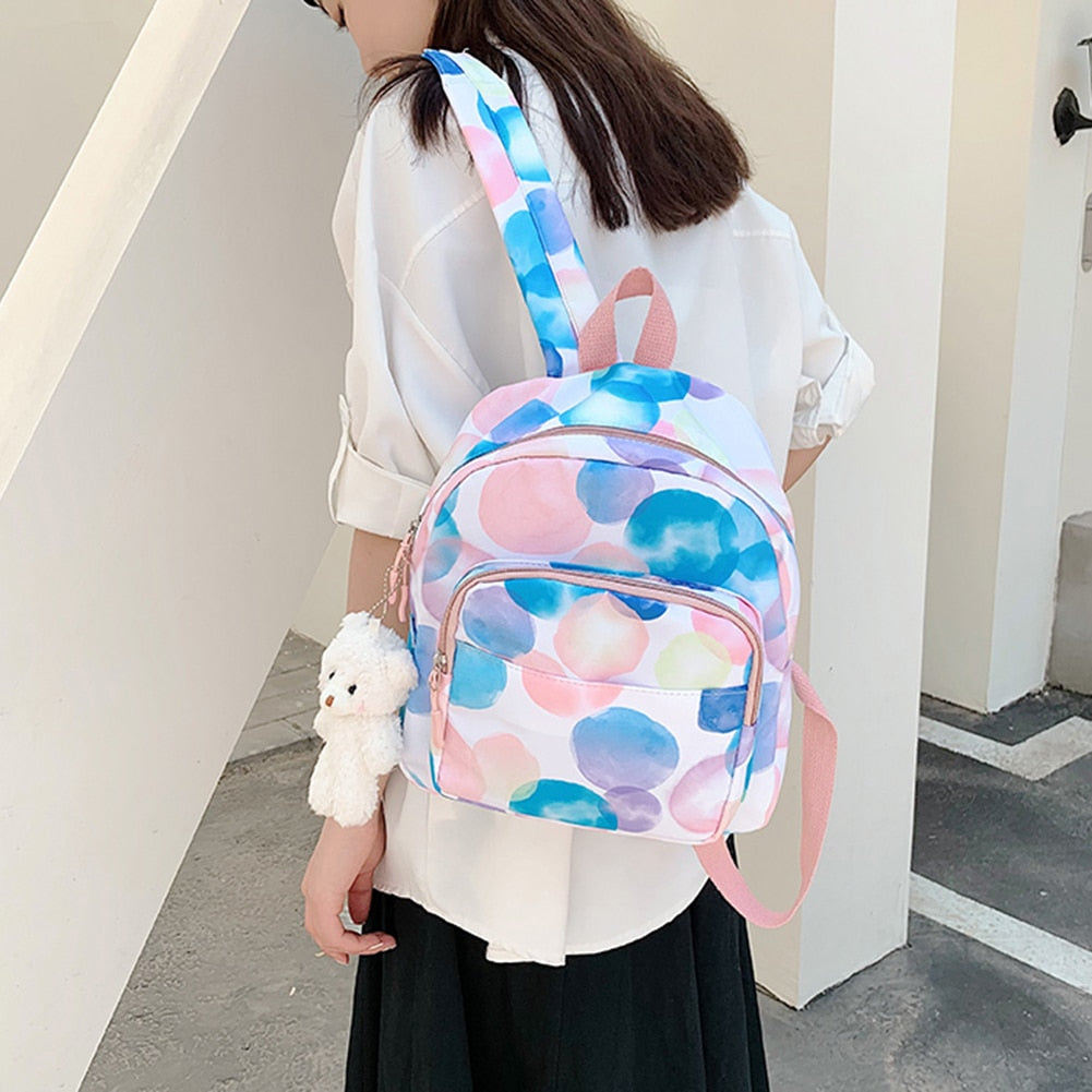Casual Pattern Print Backpack