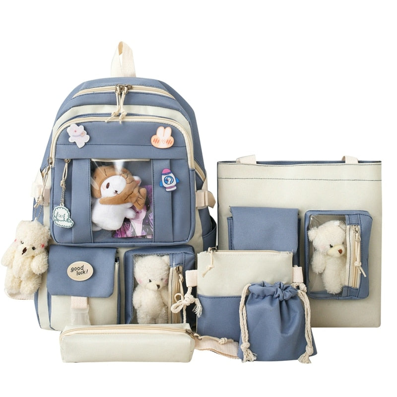 5 In 1 Multifunctional School Bag
