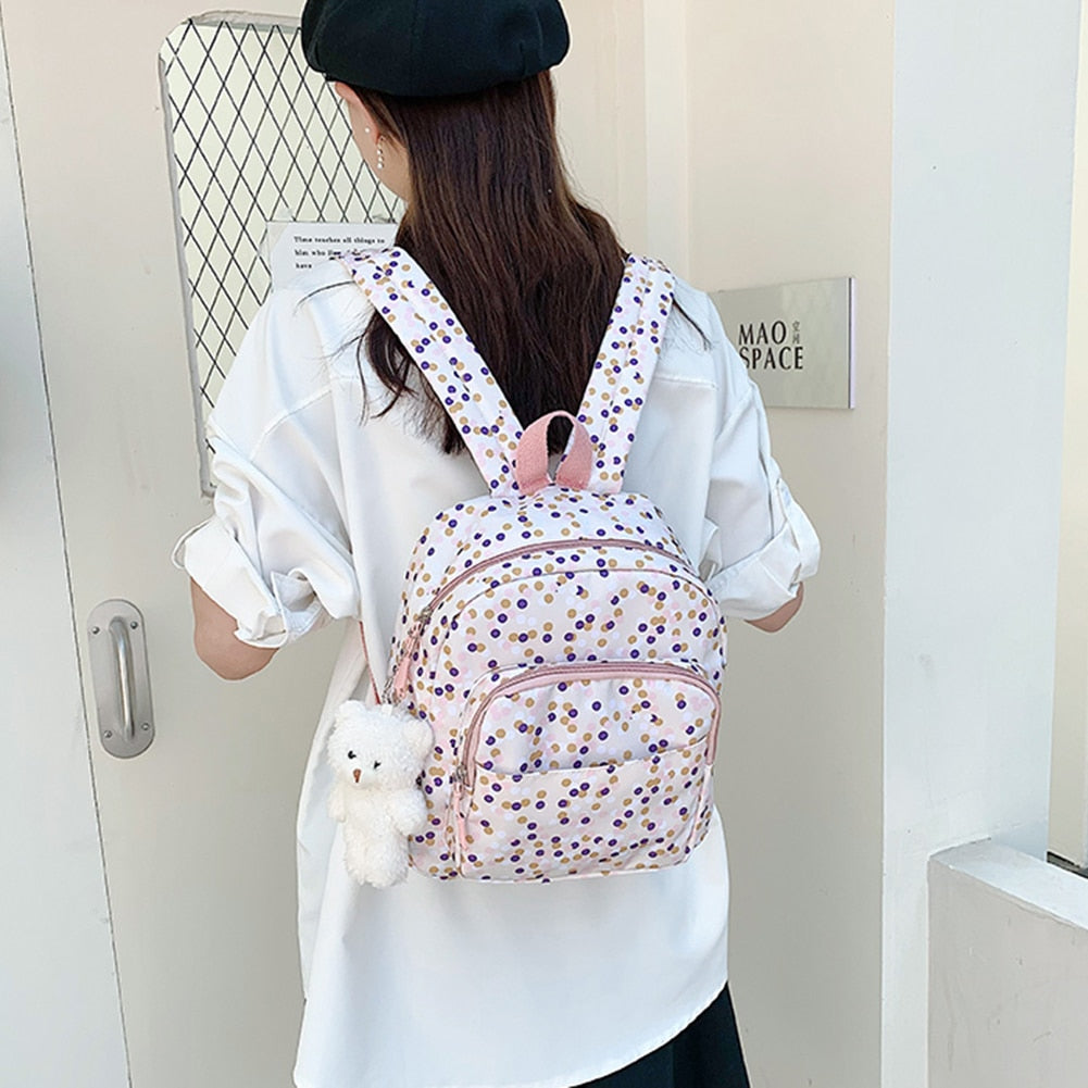 Casual Pattern Print Backpack