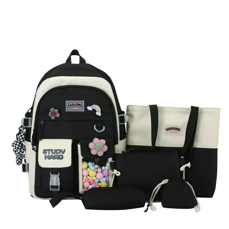 5 In 1 Multifunctional School Bag