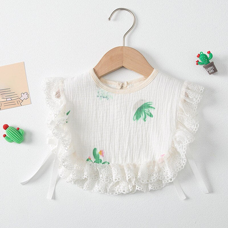 Solid Color/Pattern Ruffle Bib