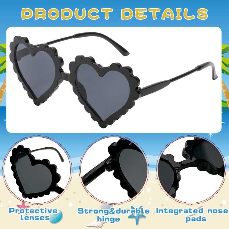 Heart/Apple Shape Sunglasses
