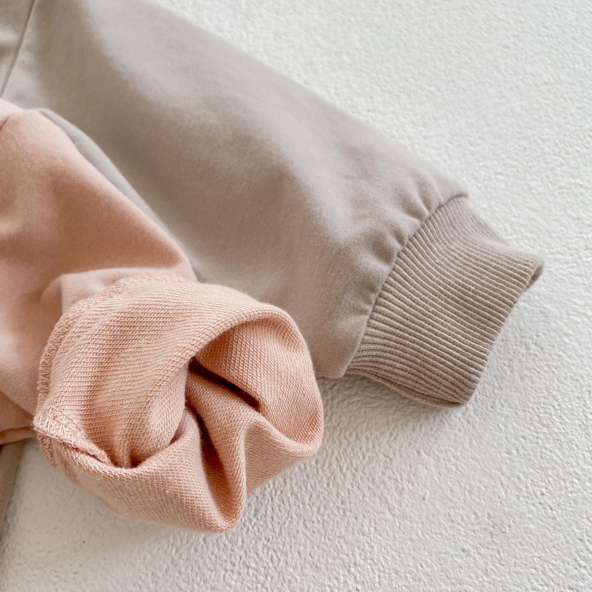 Sweatshirt With Pocket And Shorts Set
