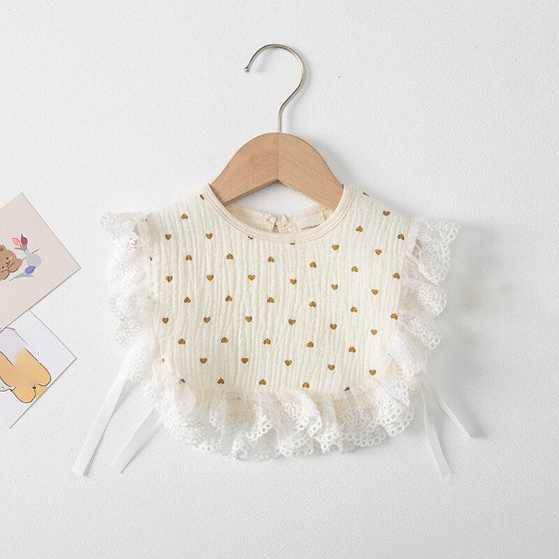 Solid Color/Pattern Ruffle Bib
