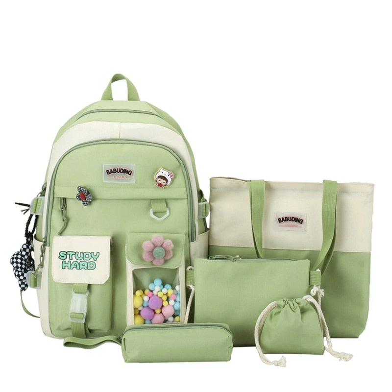 5 In 1 Multifunctional School Bag