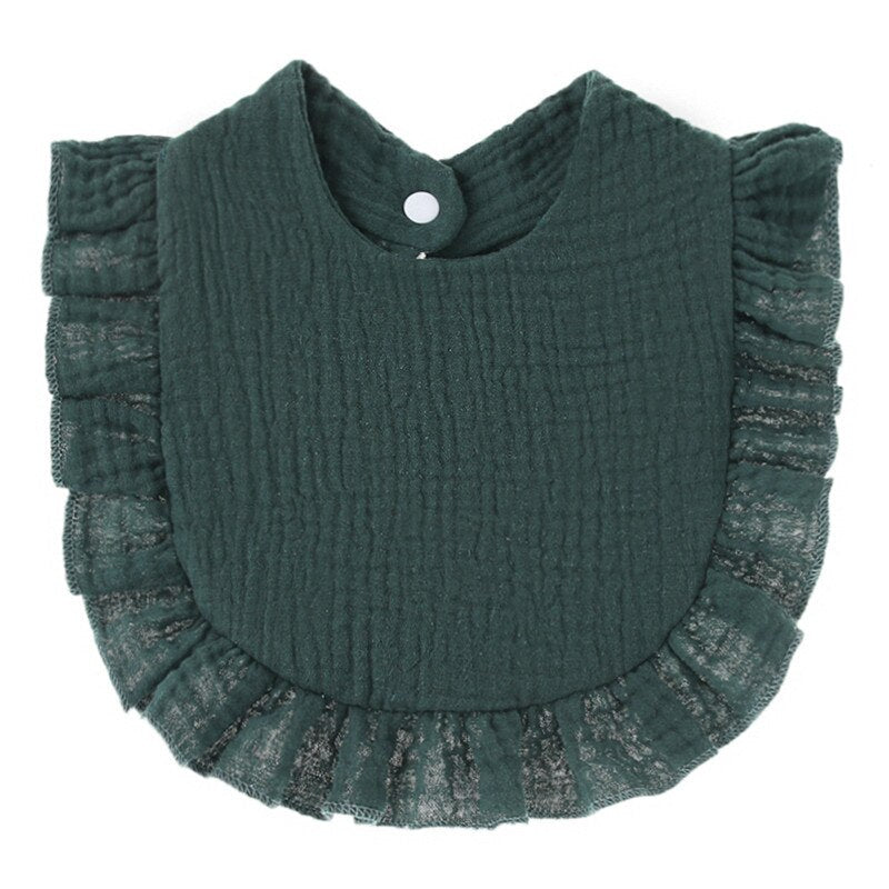 Solid Color/Pattern Ruffle Bib