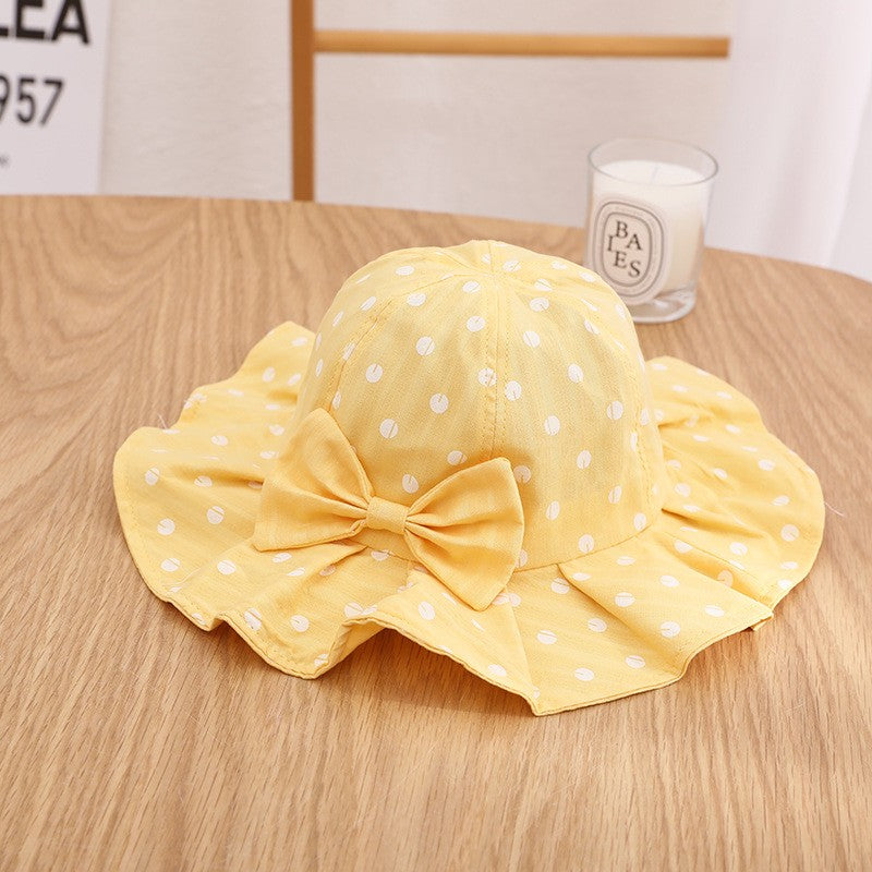 Fruits/Pattern Print Bowknot Bucket Hat
