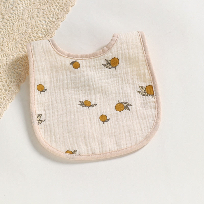 Solid Color Cute Pattern Bibs