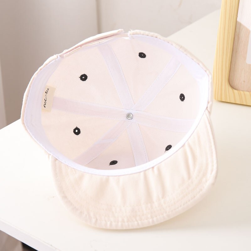 Smile Embroidered Letter Baseball Cap