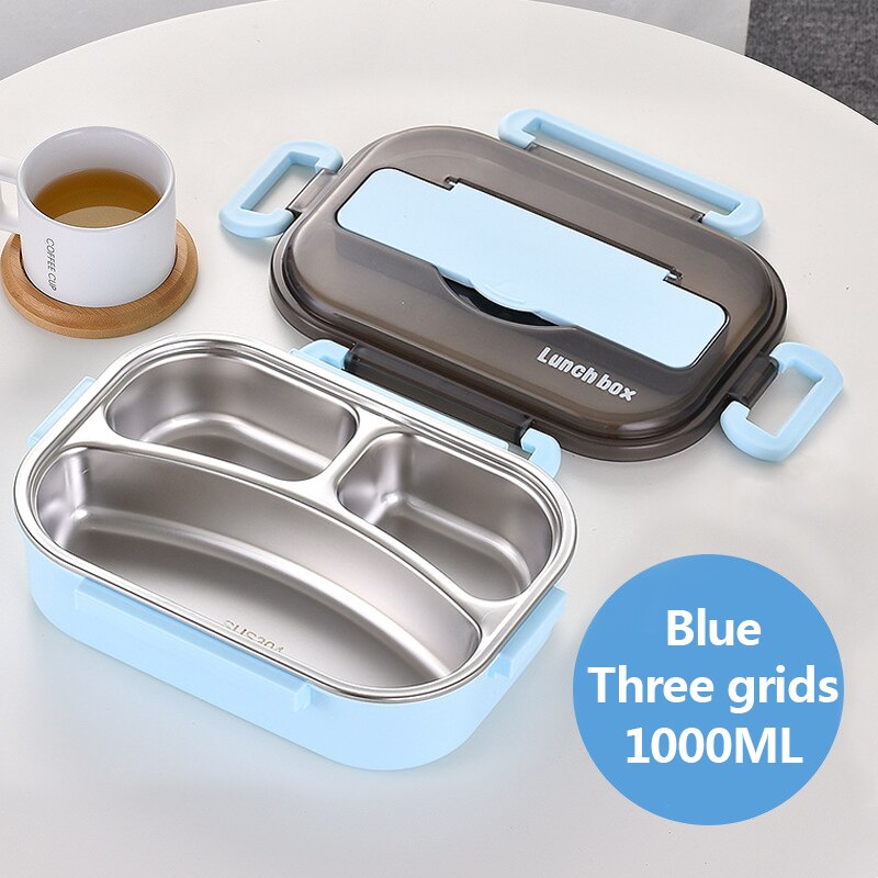 Stainless Steel Lunch Box with Compartments Storage Container