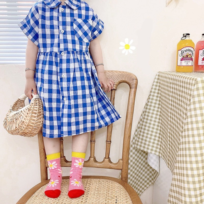 3 Pairs Thin Colorful Socks