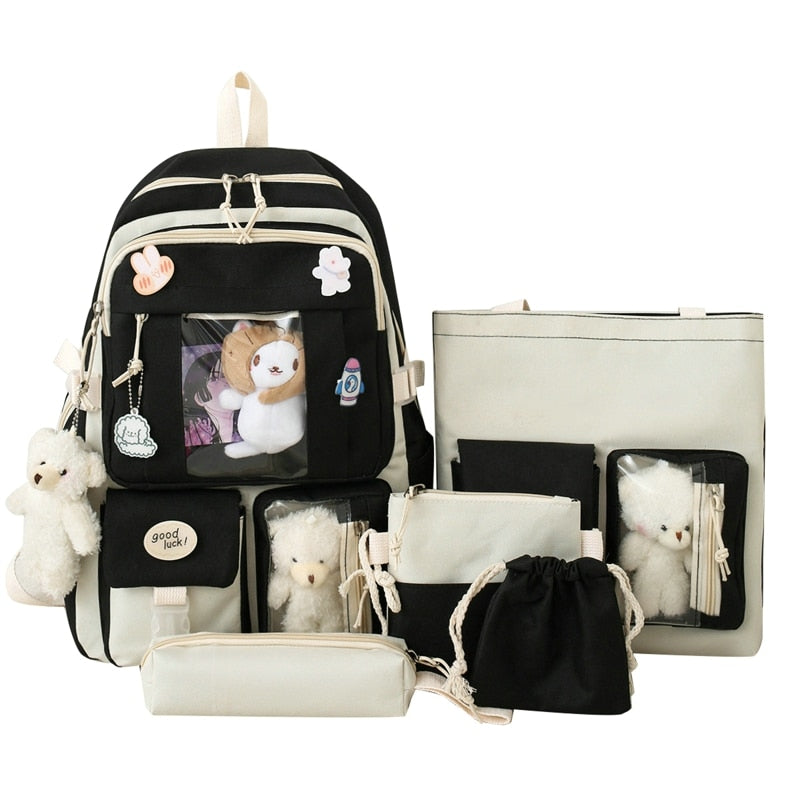 5 In 1 Multifunctional School Bag