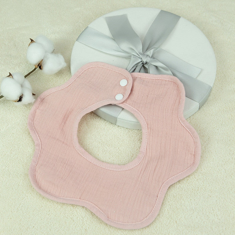 Newborn Saliva Absorbent 360 Rotate Bibs