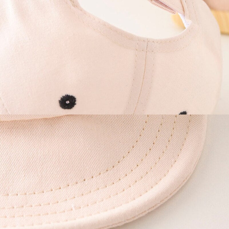 Smile Embroidered Letter Baseball Cap