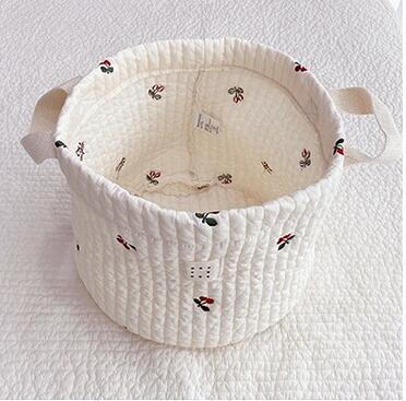 Cute Bear Embroidery Basket