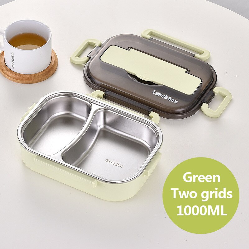Stainless Steel Lunch Box with Compartments Storage Container