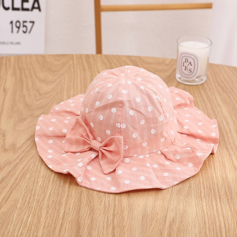 Fruits/Pattern Print Bowknot Bucket Hat