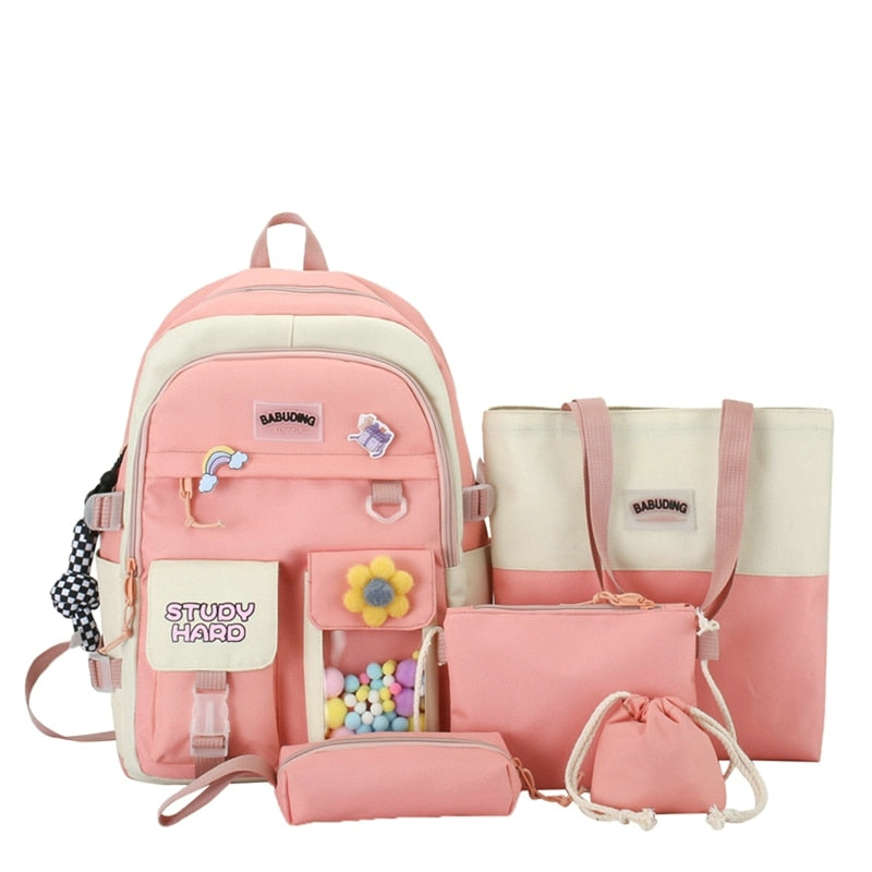 5 In 1 Multifunctional School Bag