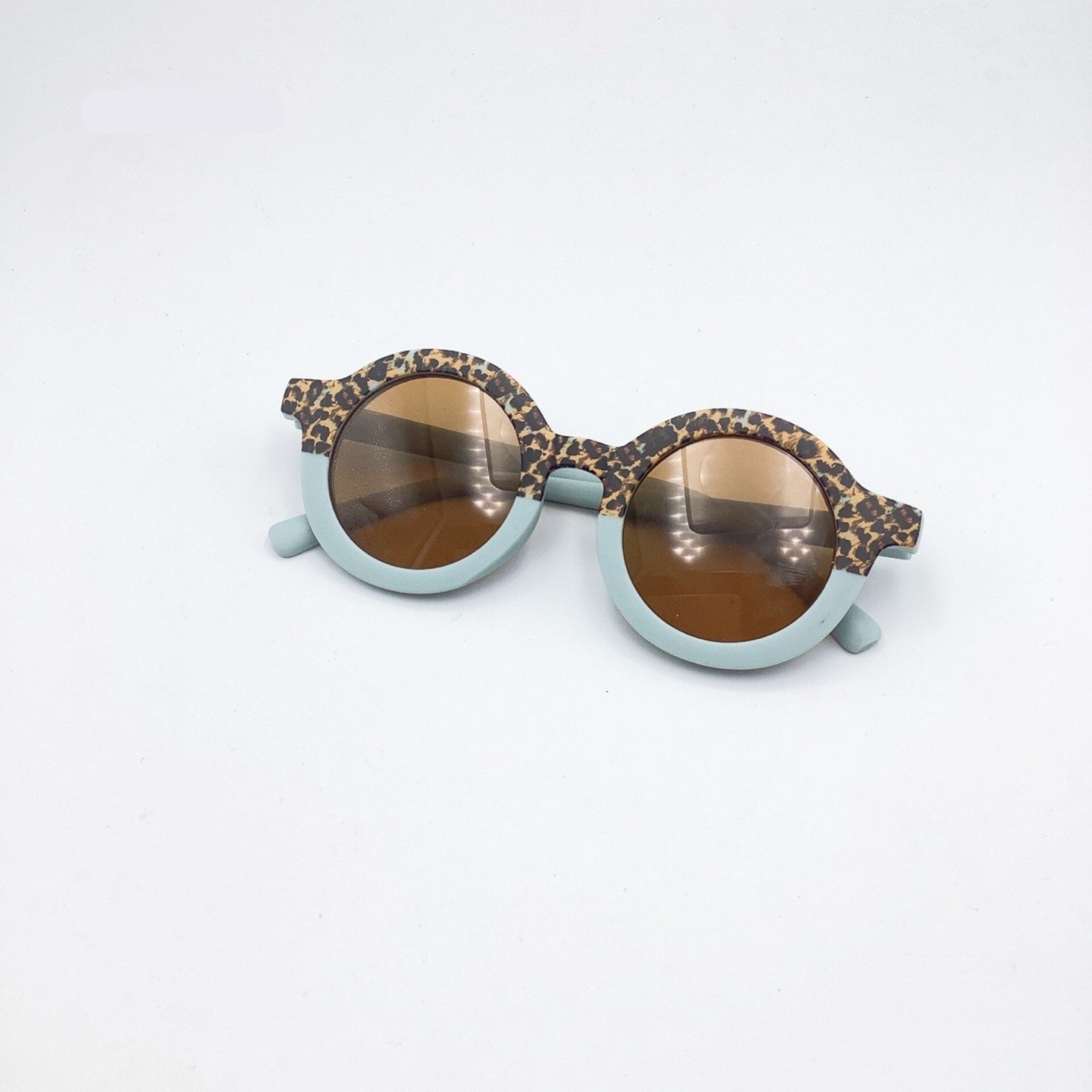 Leopard Print Vintage Sunglasses