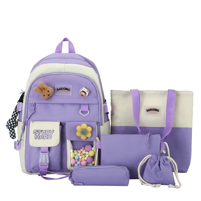 5 In 1 Multifunctional School Bag