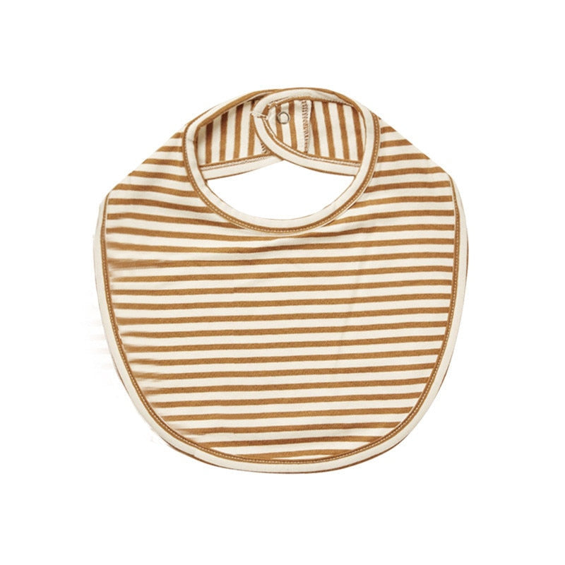Double Layers Cotton Cute Printed Bibs