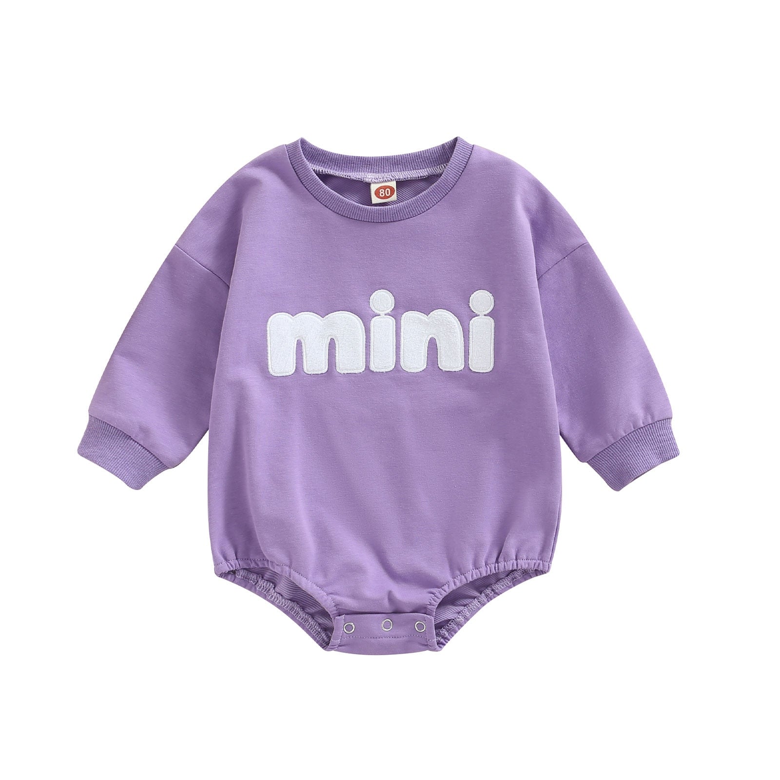 Mini Letter Embroidered Jumpsuit