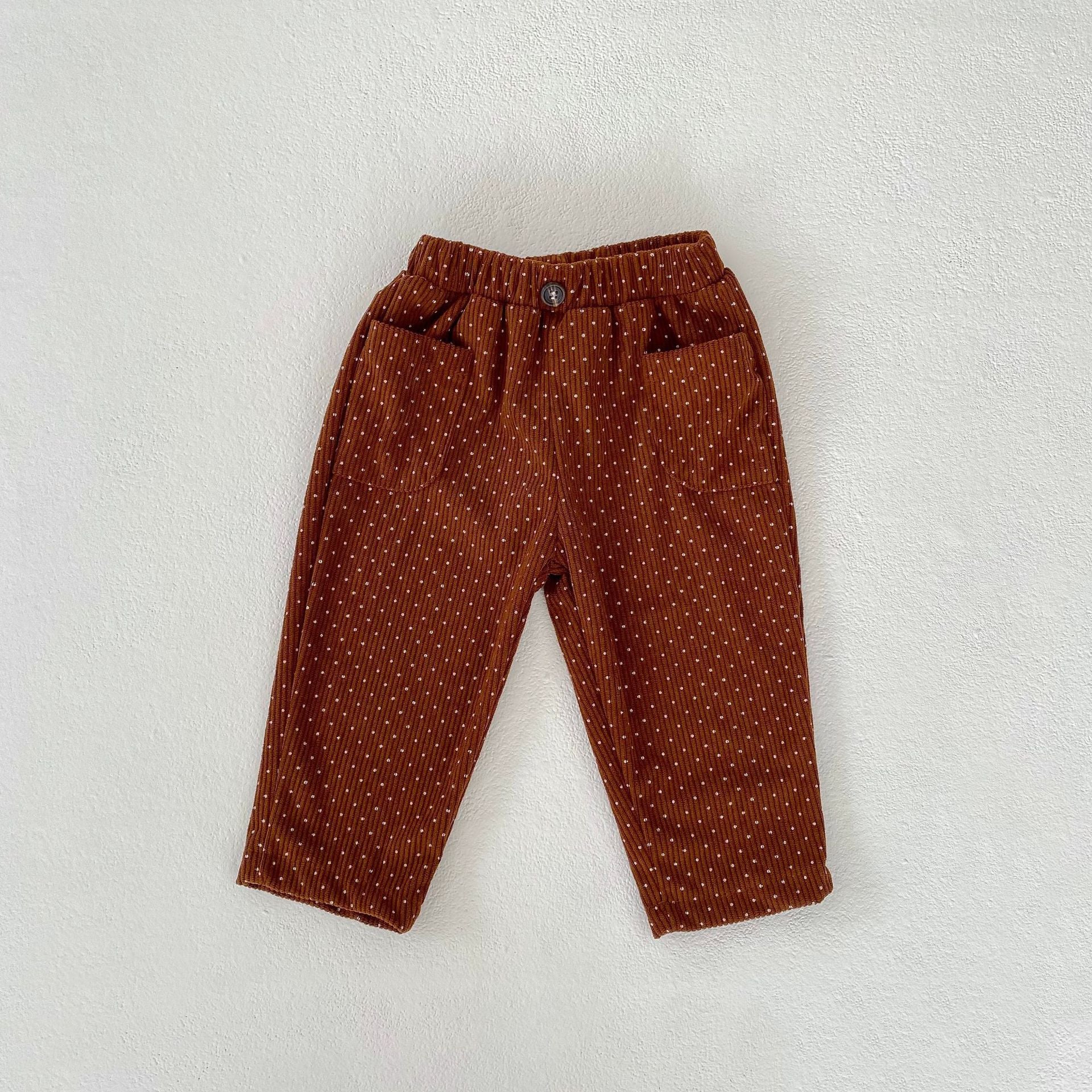 Corduroy Loose Casual Trousers