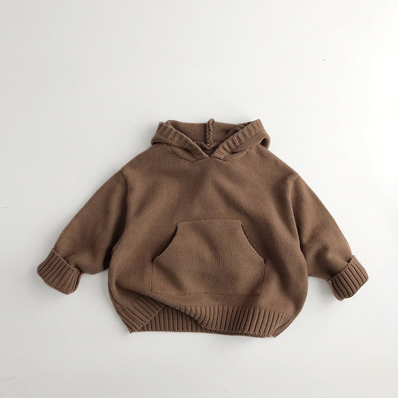 Retro Casual Knitted Hoodie