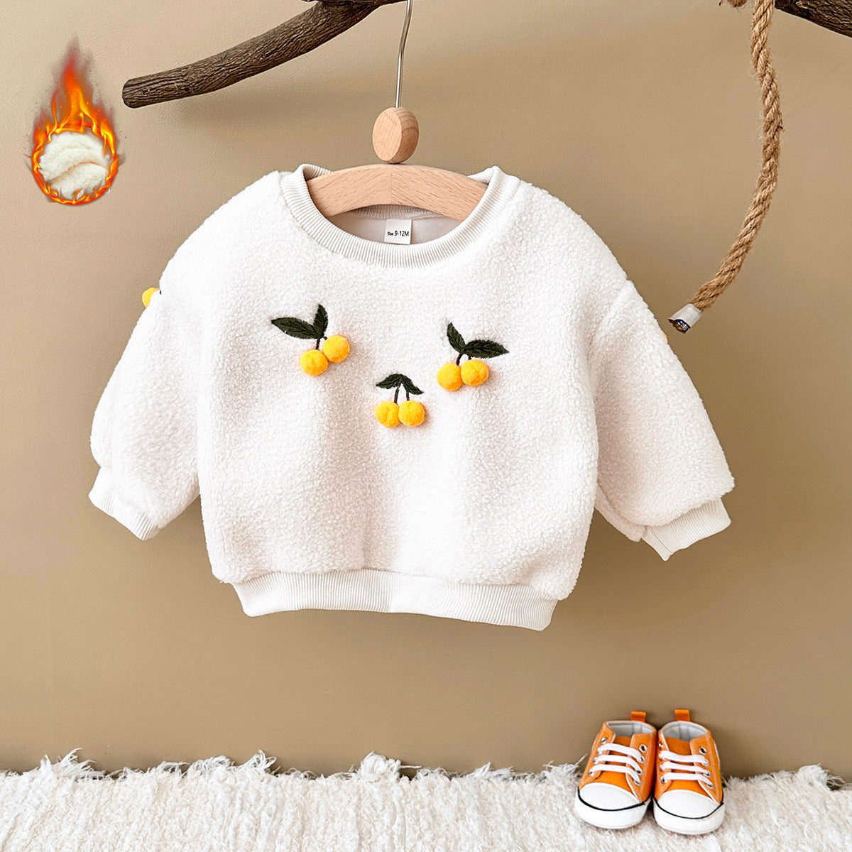 Cross-border Baby Girl Cashmere Thickened Sweater For Women