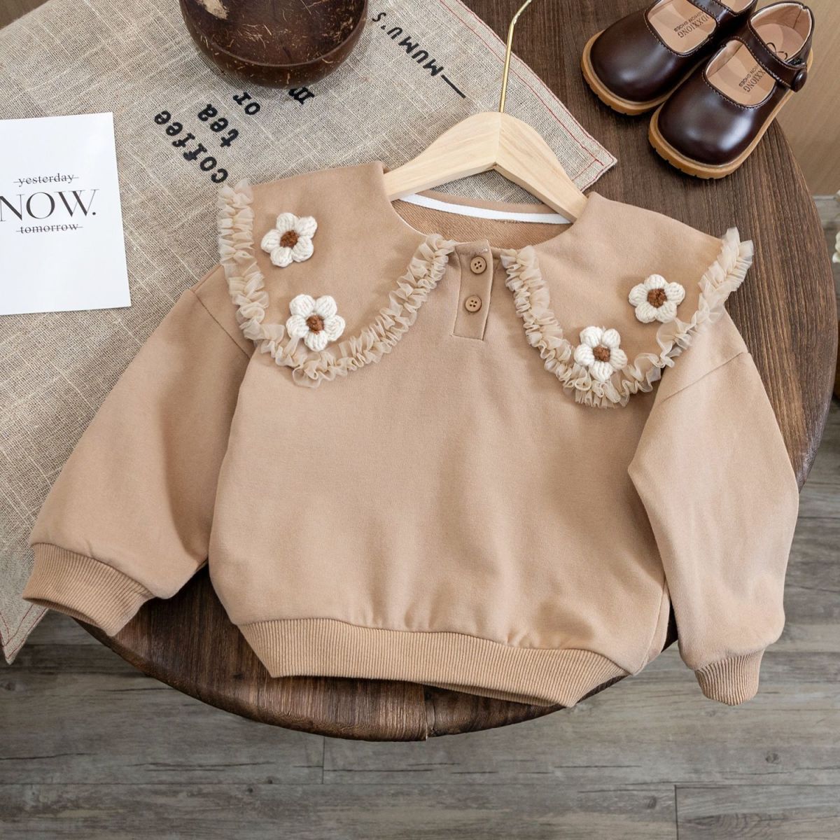 Doll Collar Warm Sweater