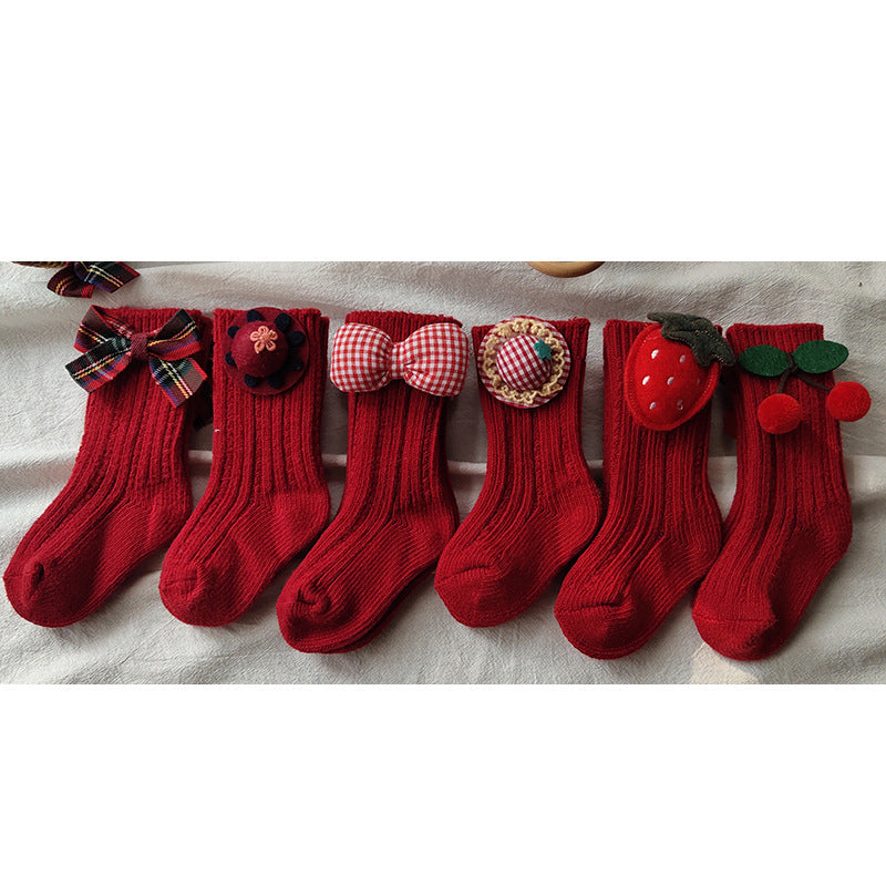 Children's Spanish Christmas Stockings Fall Winter