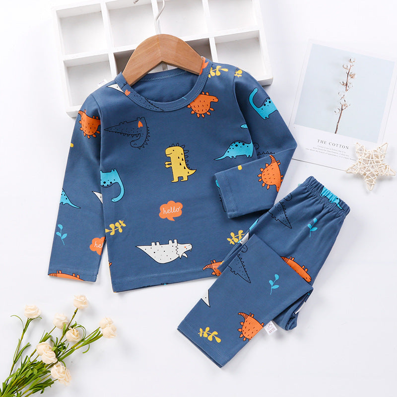 Floral & Animal Cartoon Pajamas