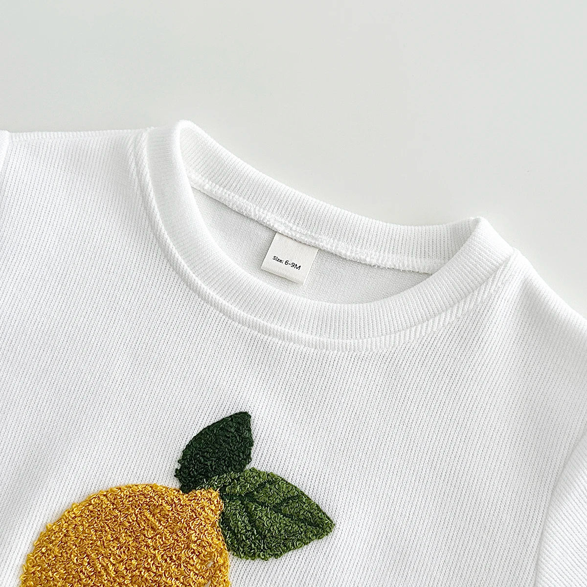 Embroidered Fruit Two-piece Set