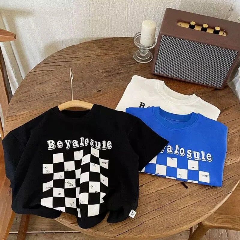 Chessboard Soft Cotton T-Shirts